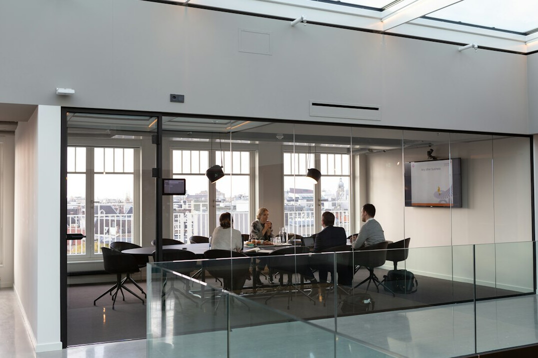 corporate team meeting