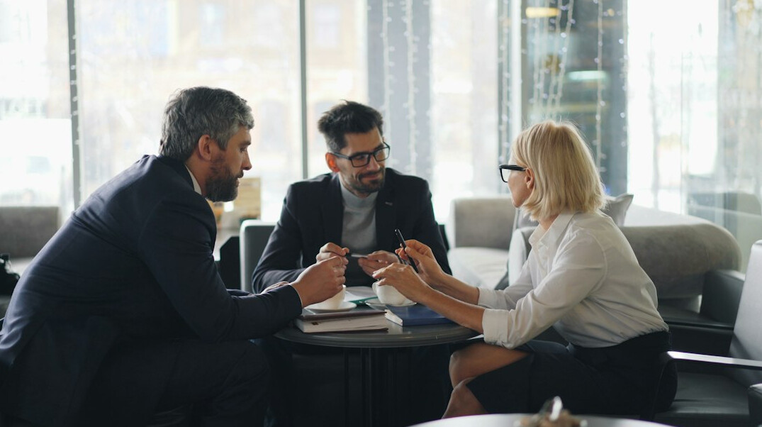 business negotiation table